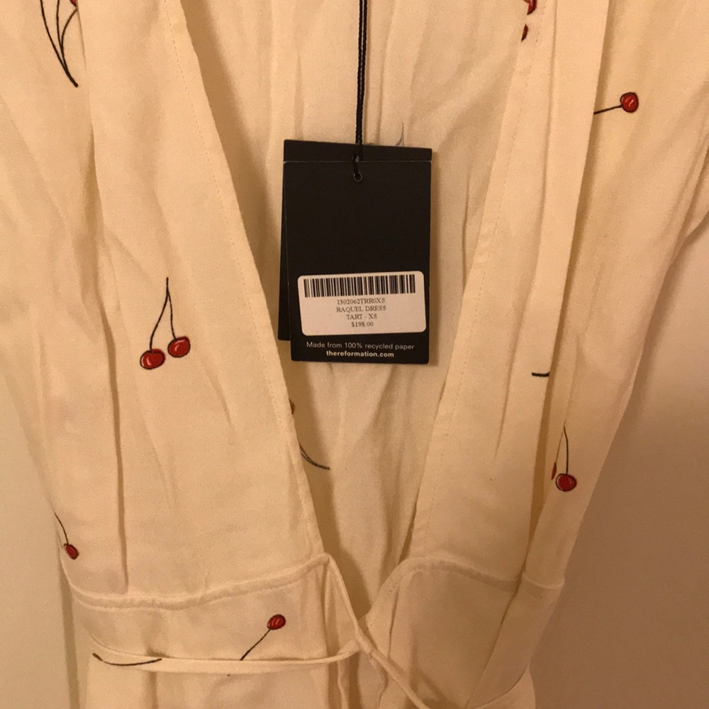 SOLD Reformation Wrap Raquel Mini Dress - XS NWT - Picture 5 of 5